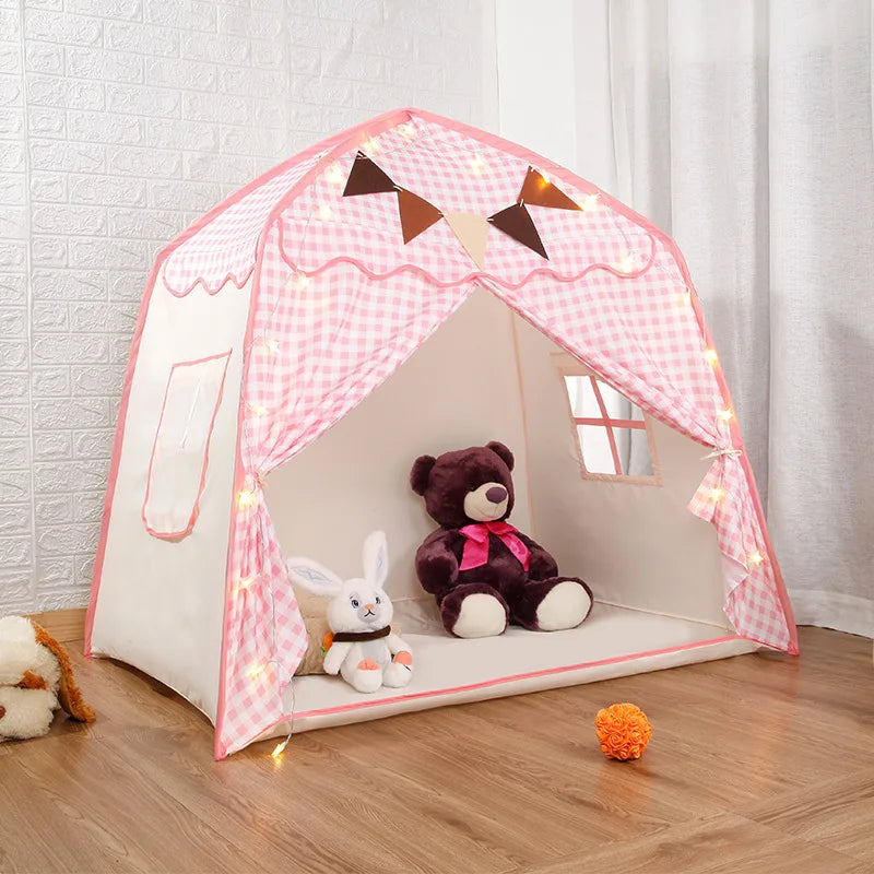 Cozy Kids' Castle Tent
