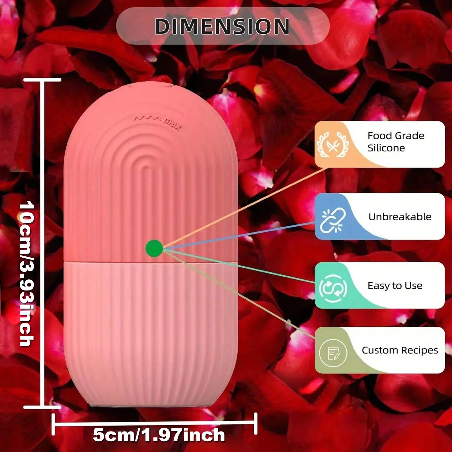 Silicone Ice Cube Trays Beauty Lifting Ice Ball Face Massager Contouring Eye Roller Facial Treatment Reduce Acne Skin Care Tool